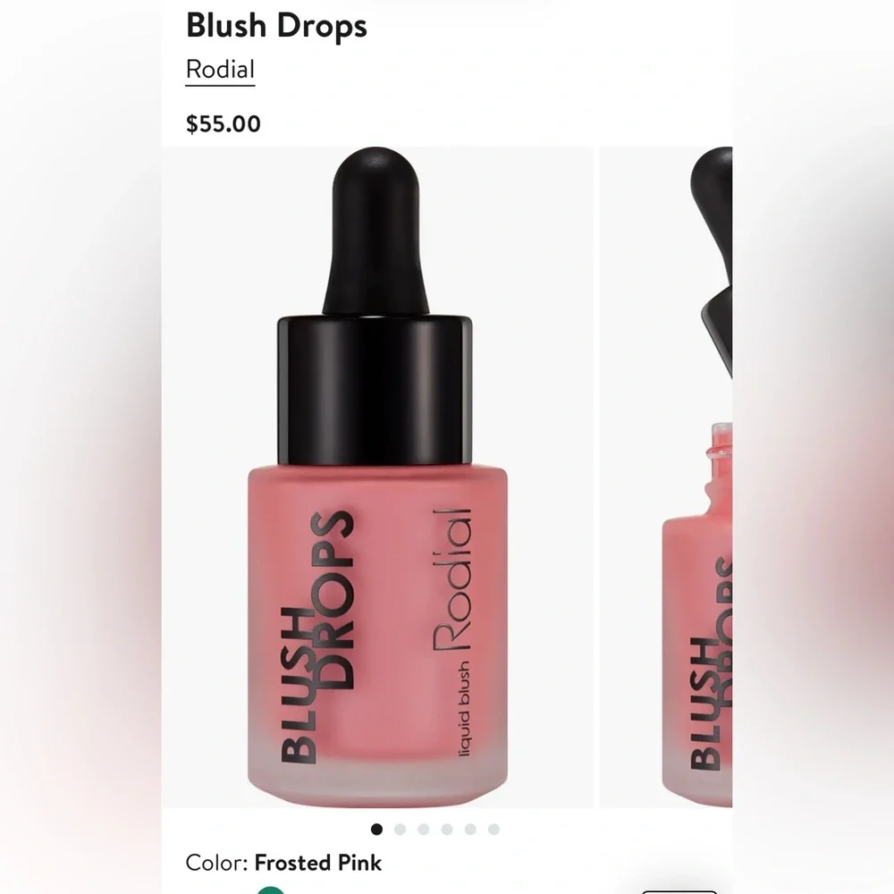 Brand New Rodial Blush Drops - Frosted Pink
